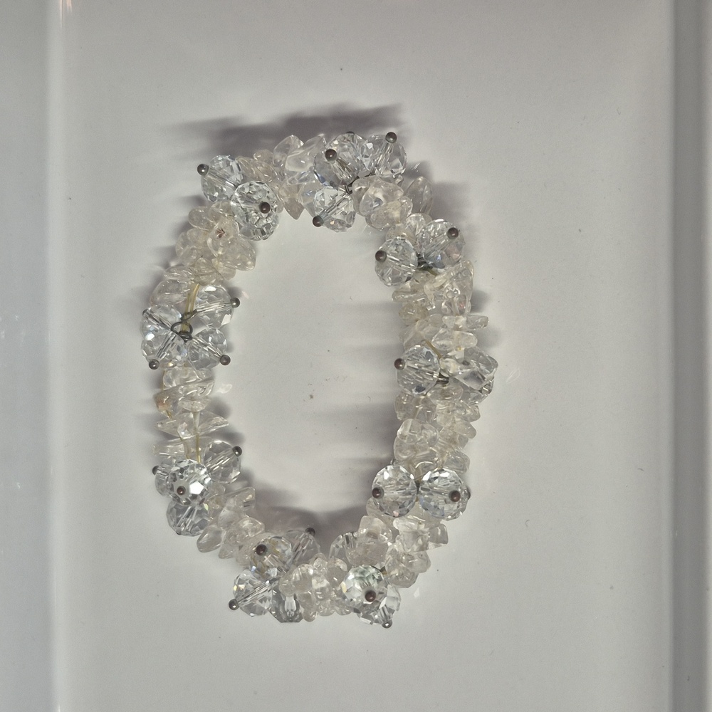 Vintage Crystal Quartz Beaded Bracelet